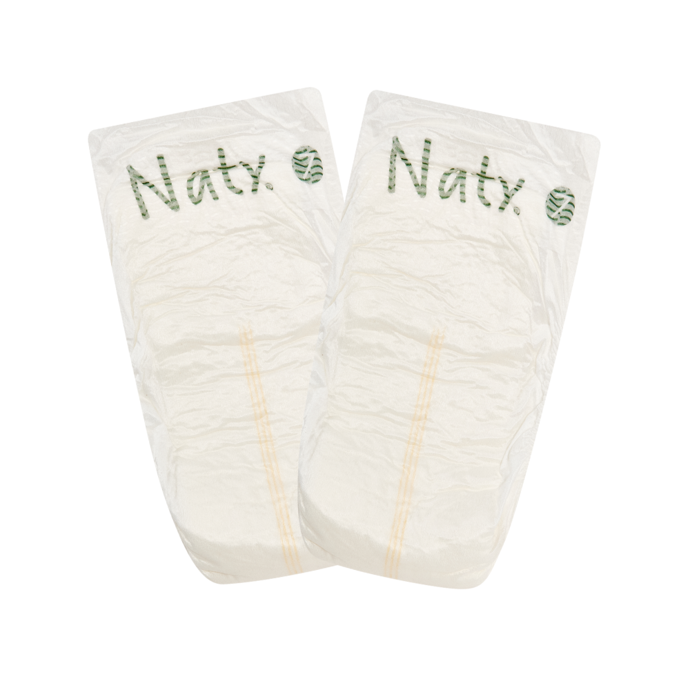 18 x Bamboo viscose diapers (Size7), , grid, Eco by Naty